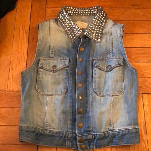 Current/Elliott Jackets & Blazers - Current/Elliot sleeveless jacket